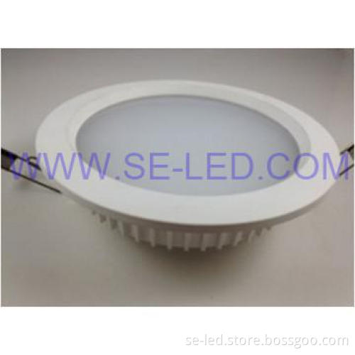 Ultra Slim 12W Round Plastic Recessed 5630smd Down Lights LED